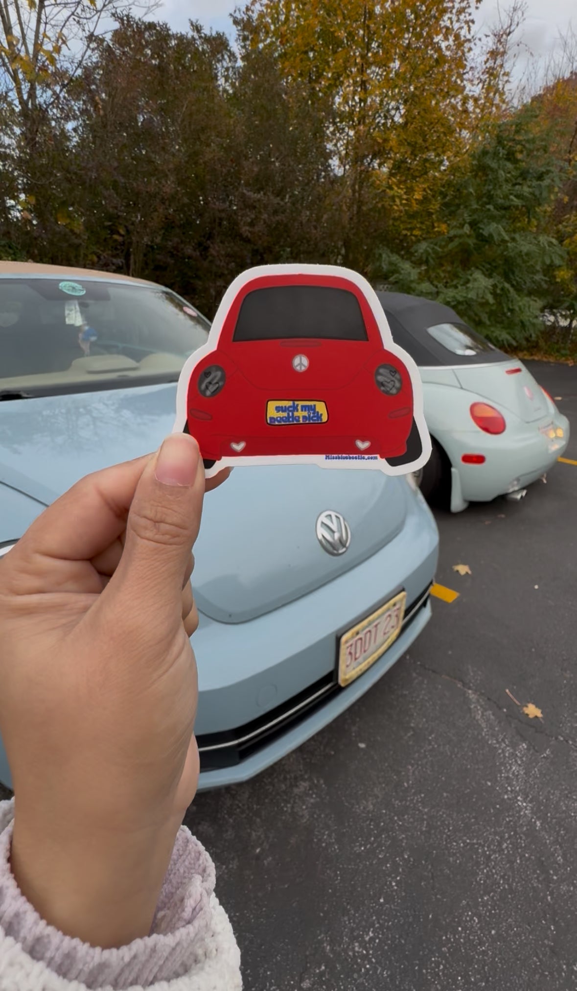 lower bug Weatherproof Decal