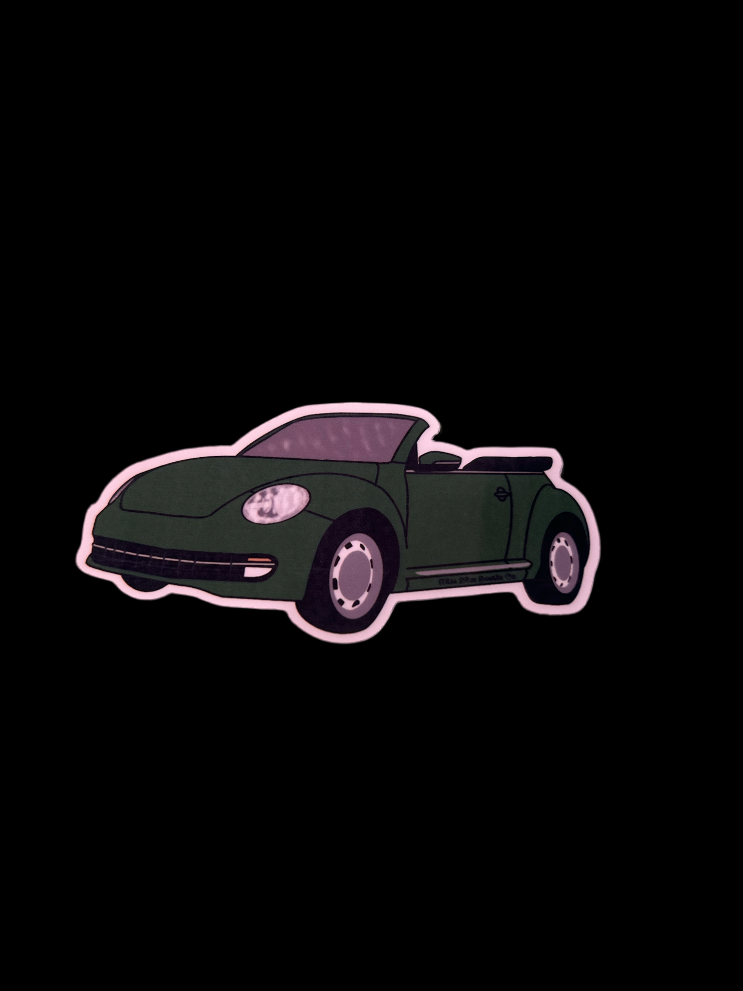 Green bug A5 convertible sticker