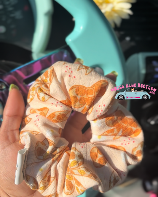 Fall Pointelle Scrunchie