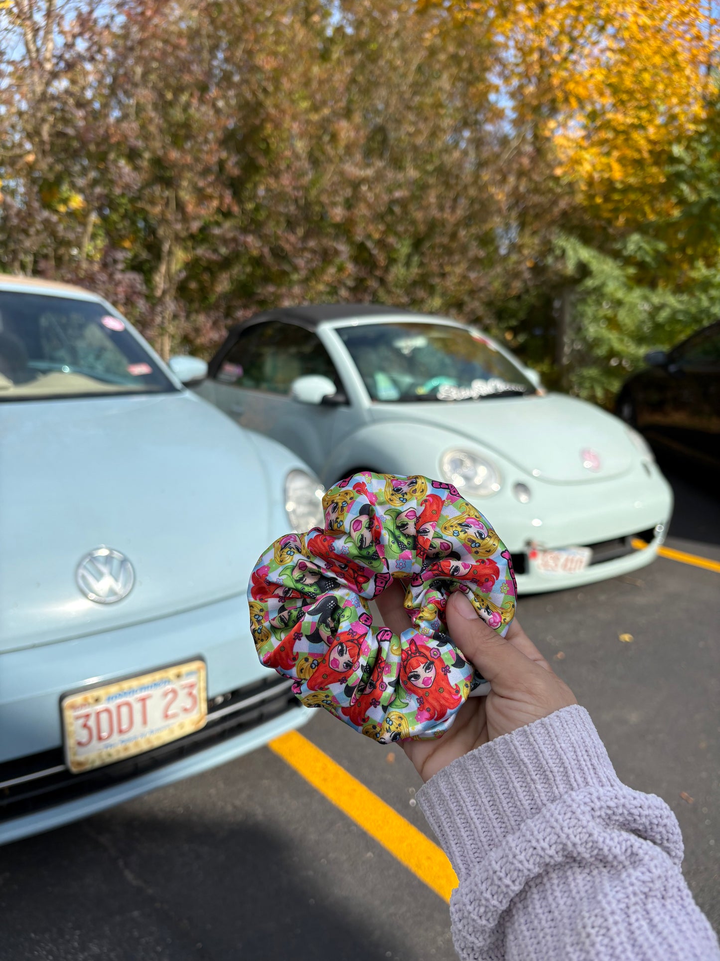 Brat Girls satin scrunchie