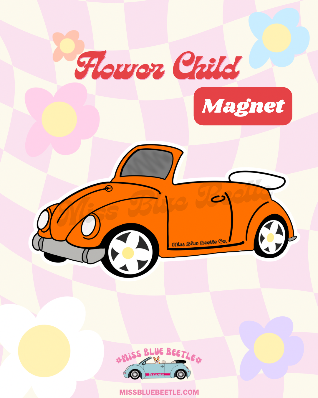 Punch buggy magnets (click to see all colors)