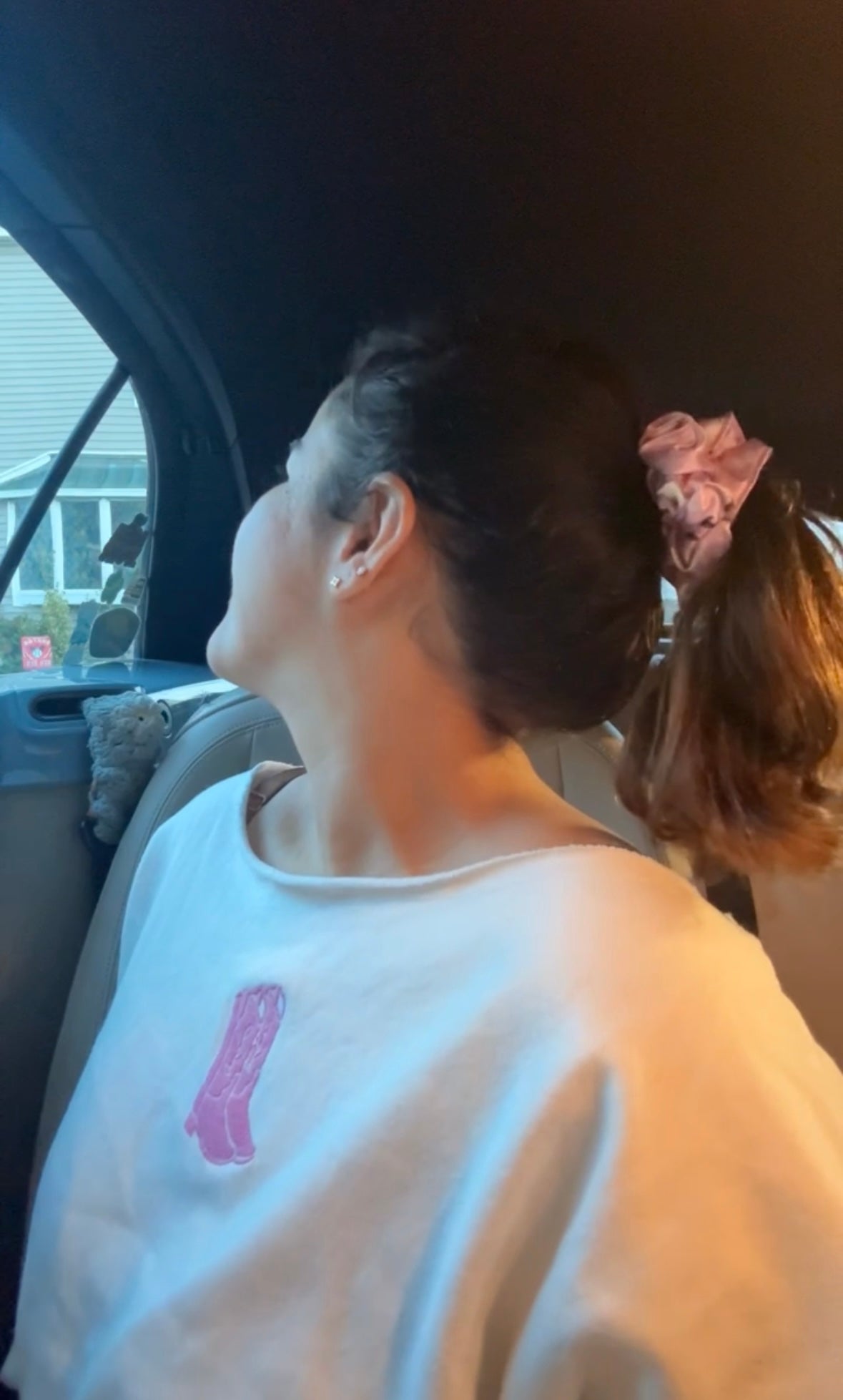 Melody satin scrunchie