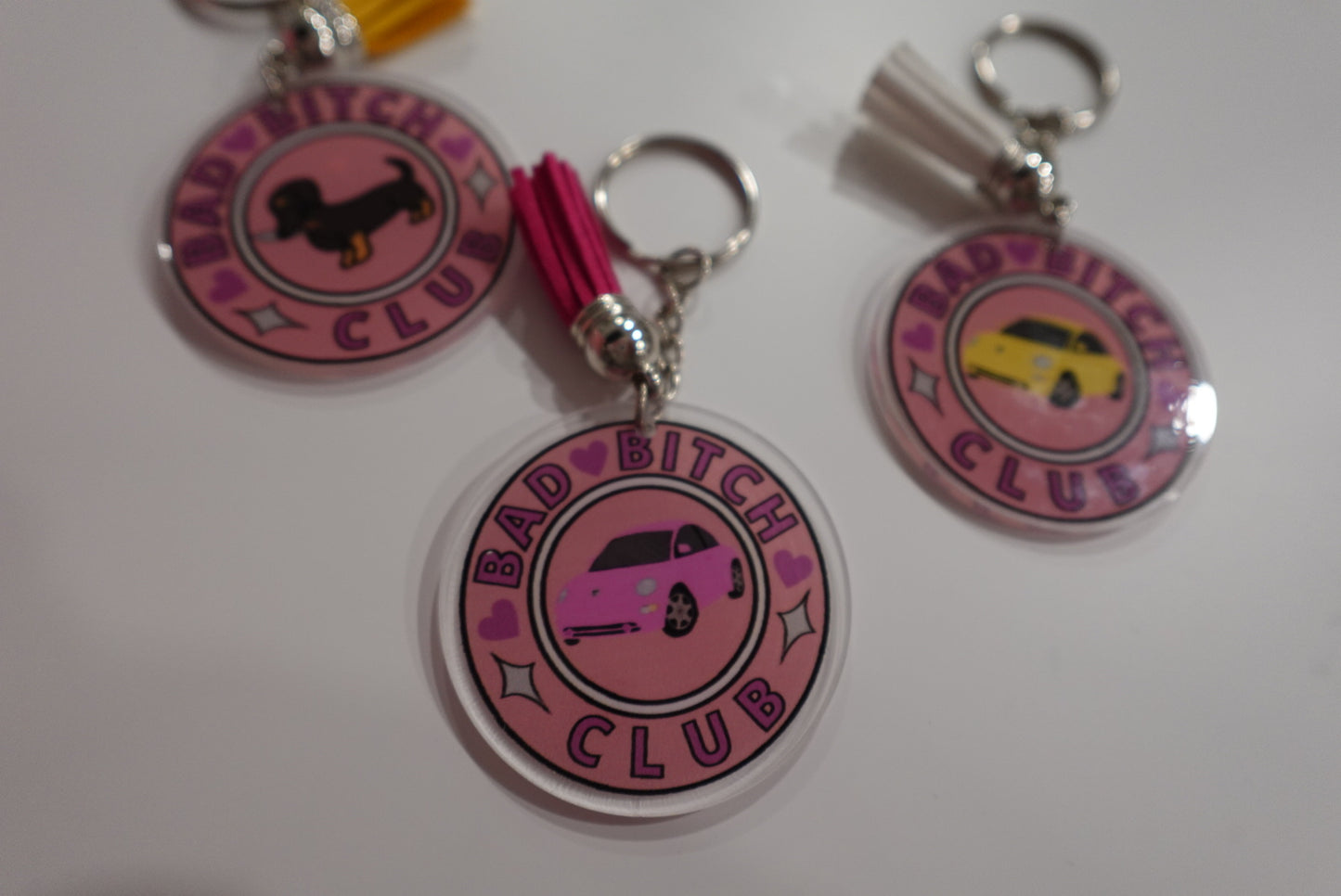 Bad B!itch Club keychains