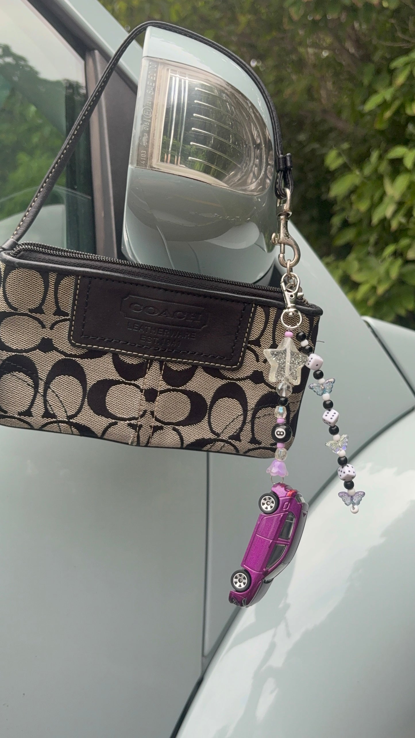 Purple golf spektrum Keychain