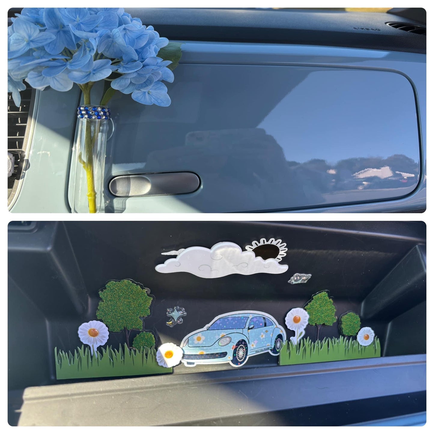 Blue Daisy Bug sticker