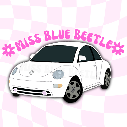 White bug sticker