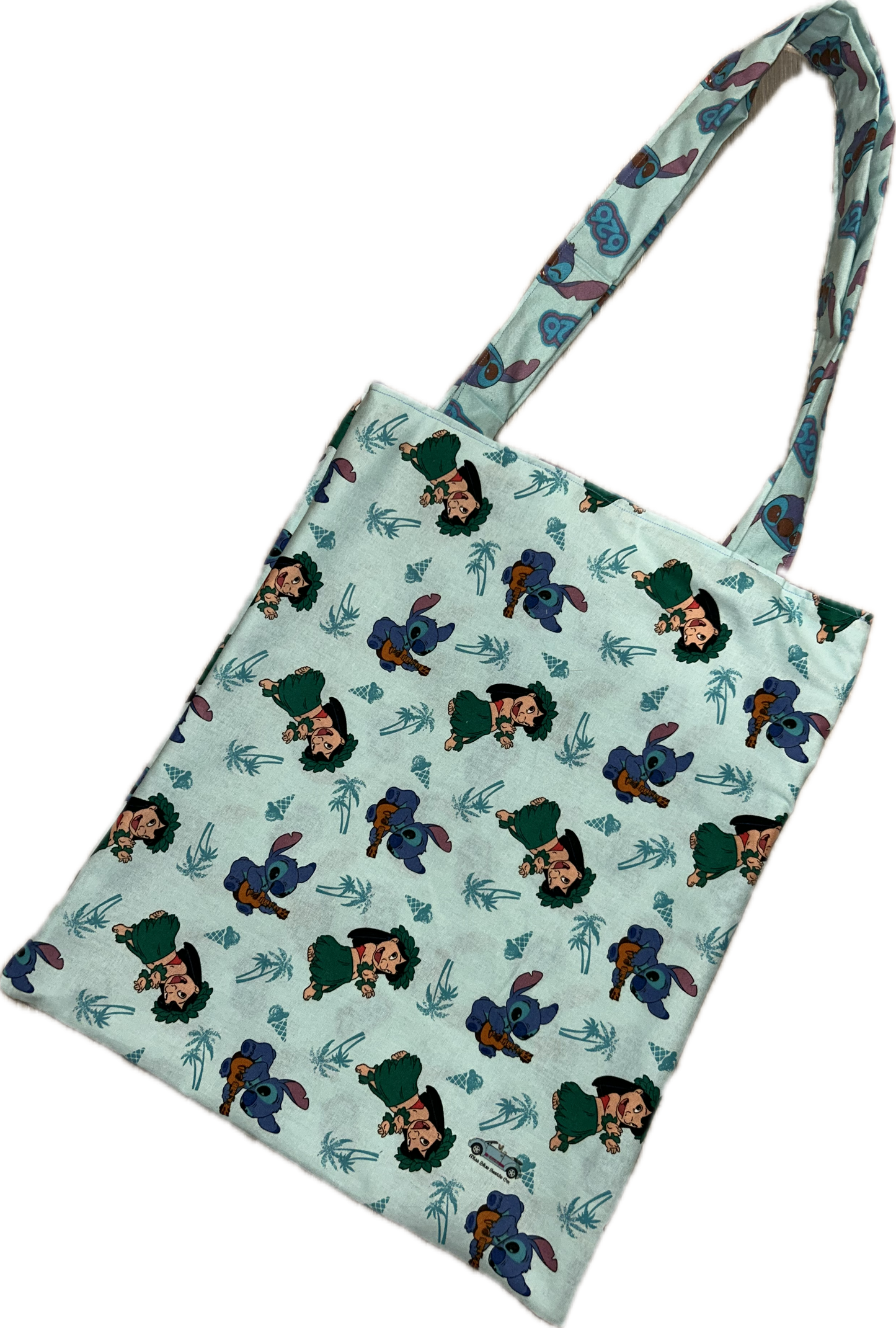 Stitch reversible tote bag