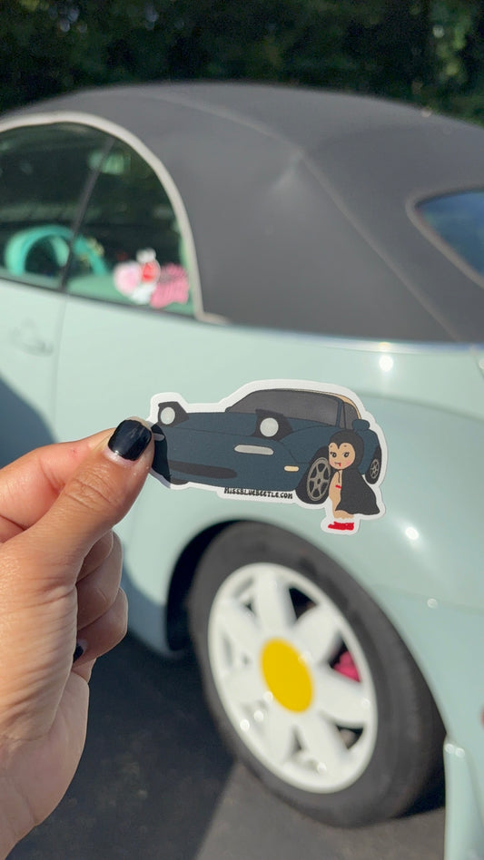 Vampire Miata Angel decal