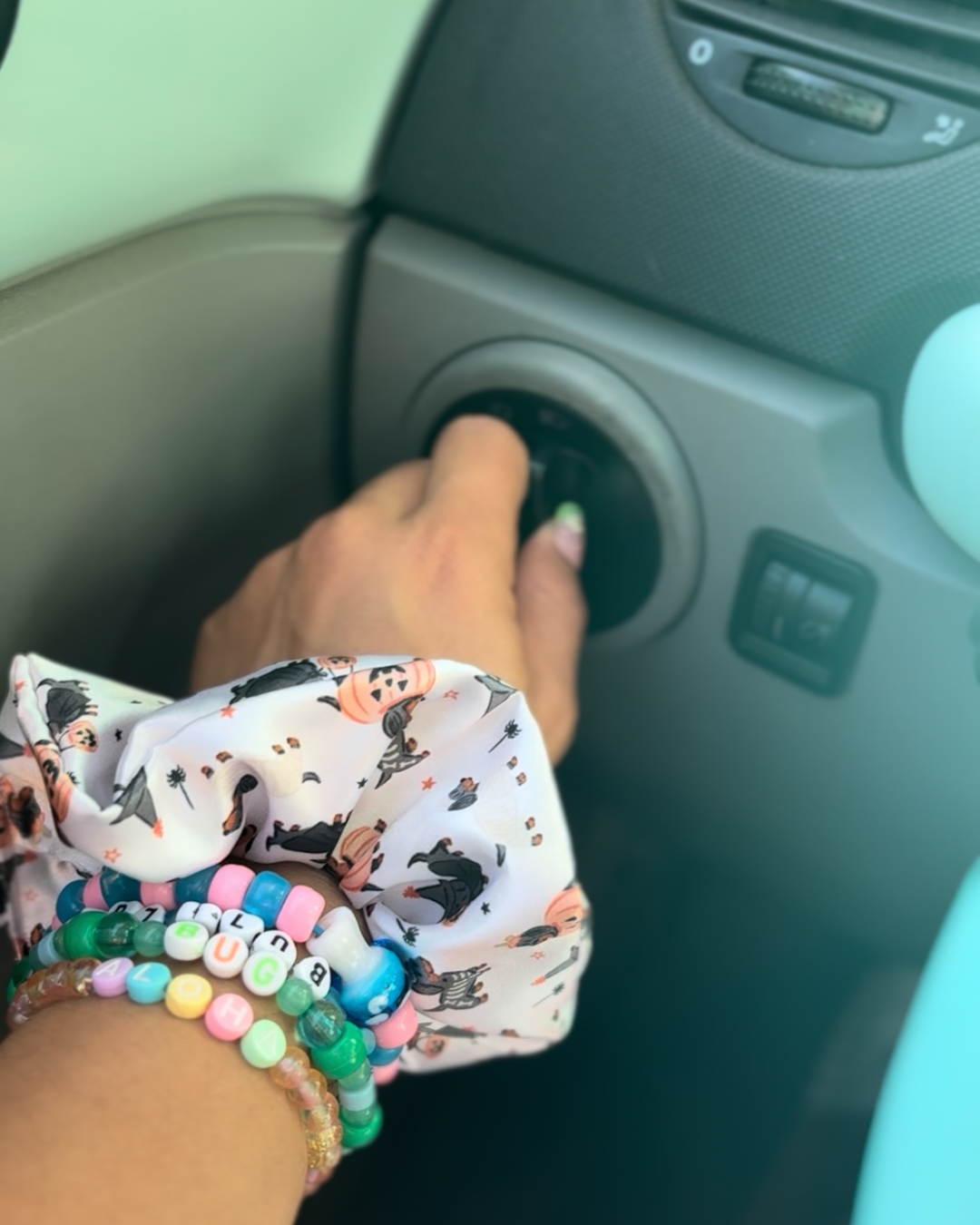 Wiener Dog Halloween Scrunchie