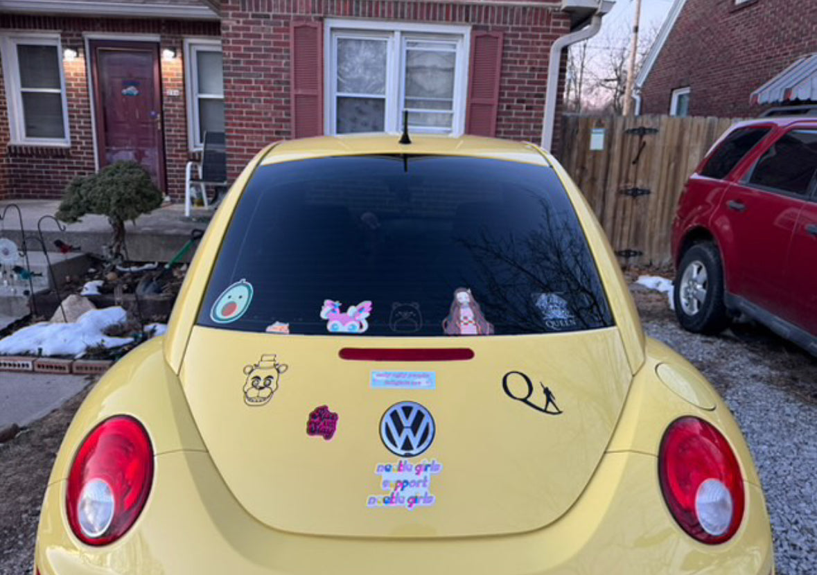 Beetle girls Bumper Sticker