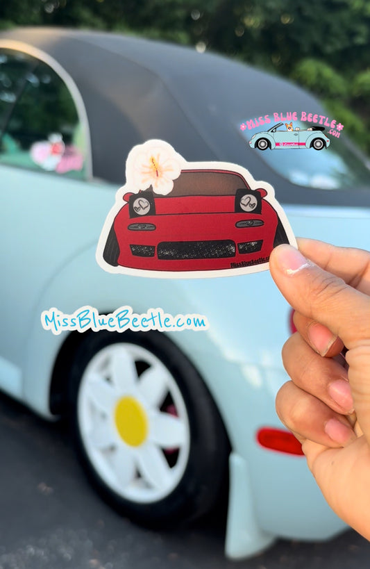 Midnight Sun Miata weatherproof sticker