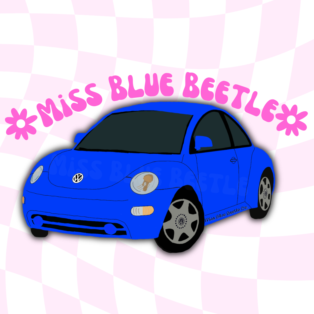 Dark blue Bug NB sticker