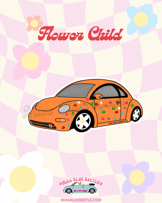 Barbie’s orange bug Sticker