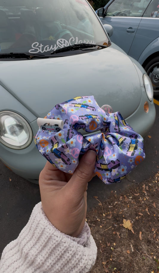 Beetle Meet satin scrunchie