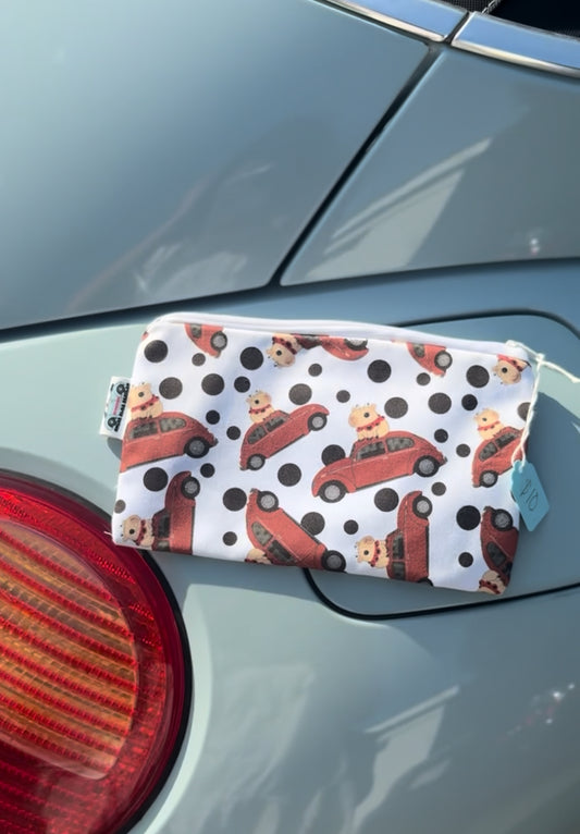 Red beetle travel bag