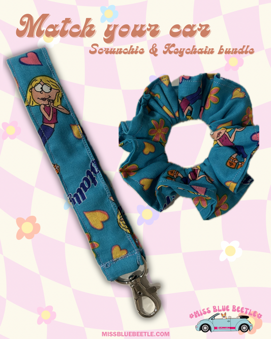 Lizzie Keychain & scrunchie bundle