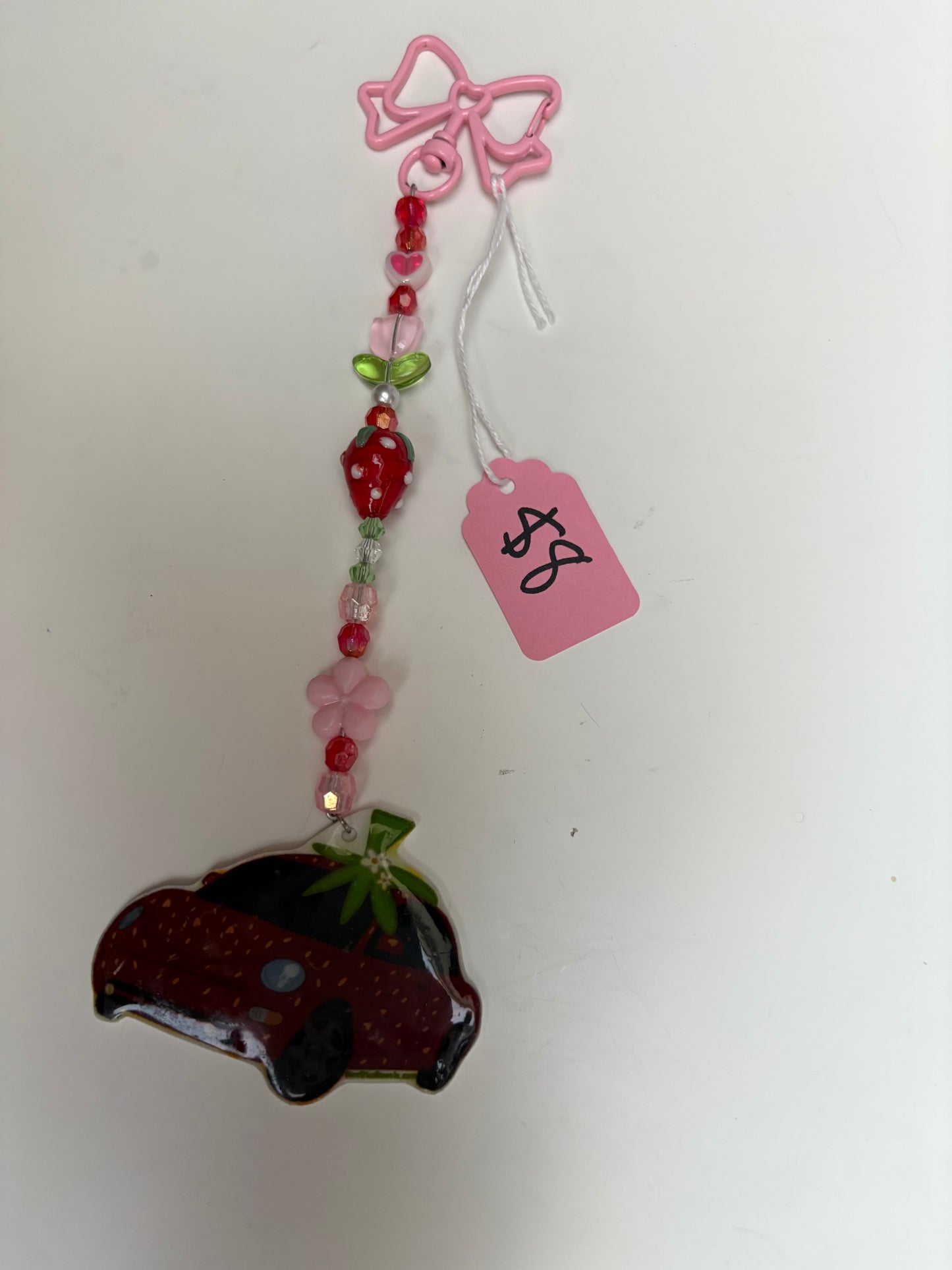 Strawberry punch buggy keychain