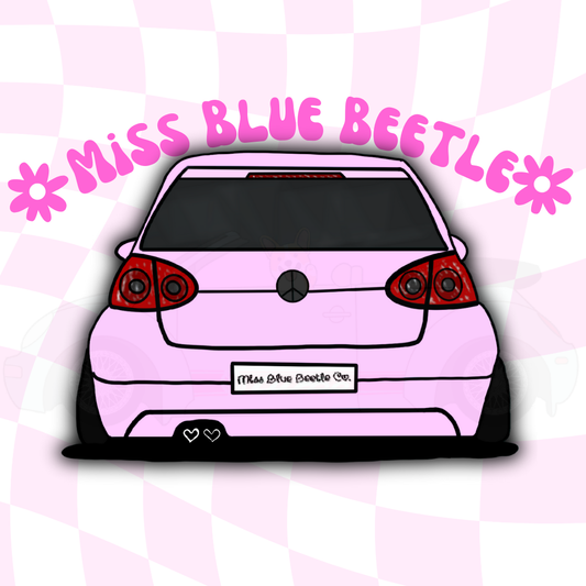 Baby Pink Gti sticker