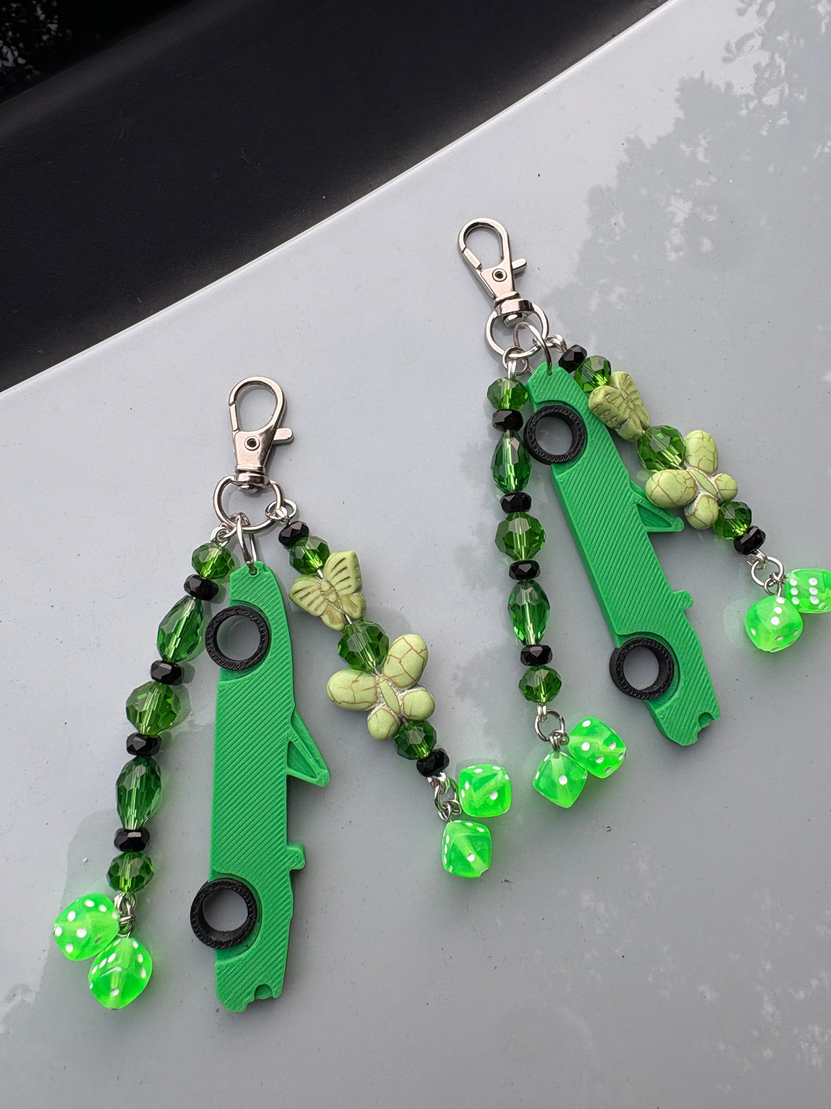 Green Miata Kaela’s keychains collab