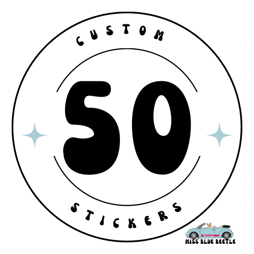 50 Custom Stickers