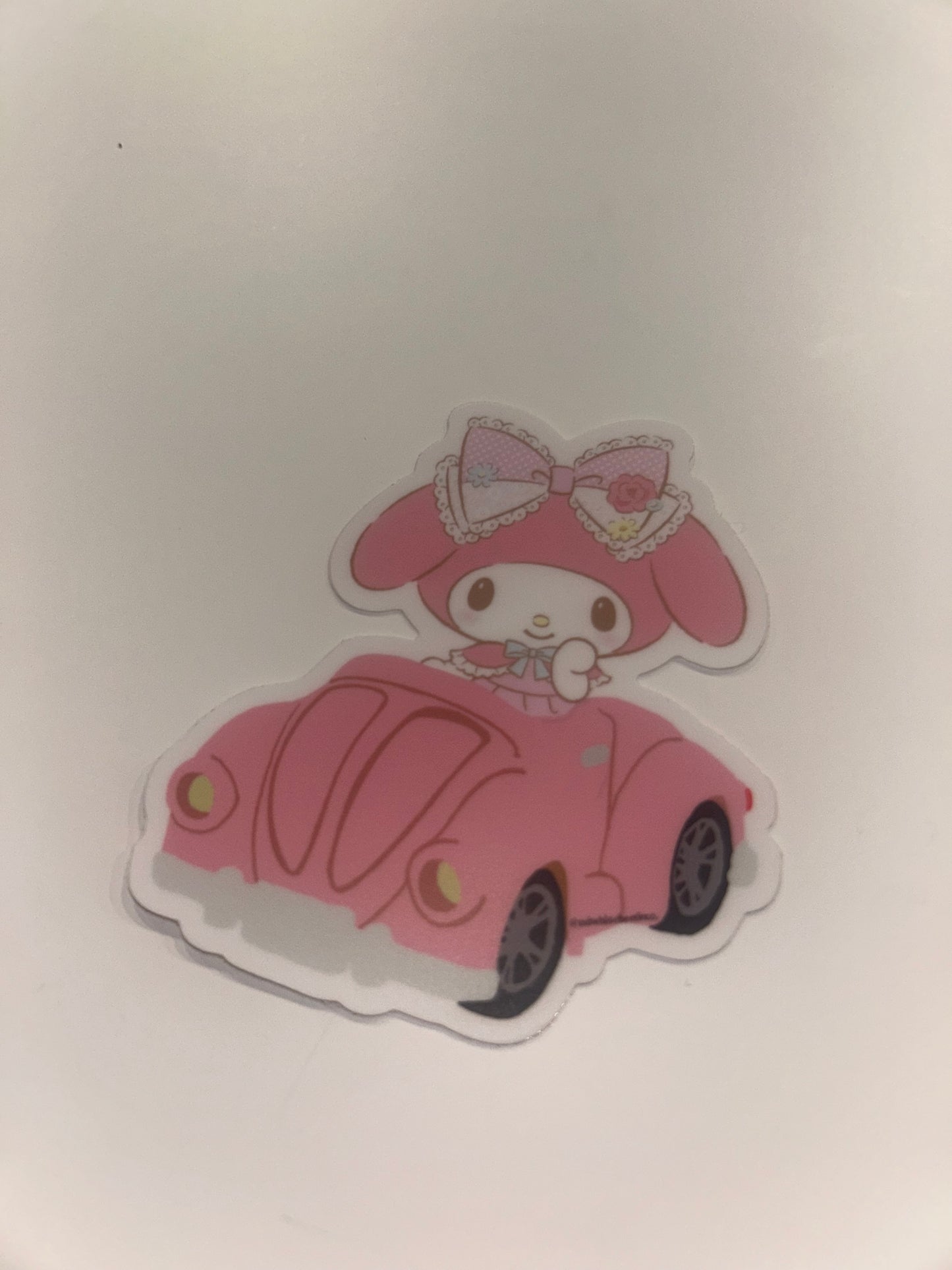 Melody pink bug sticker