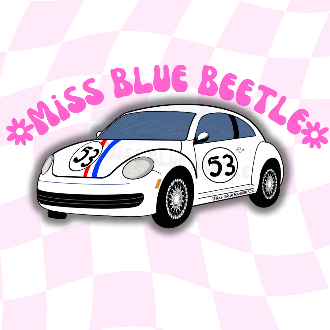 Racing 12 & up bug sticker