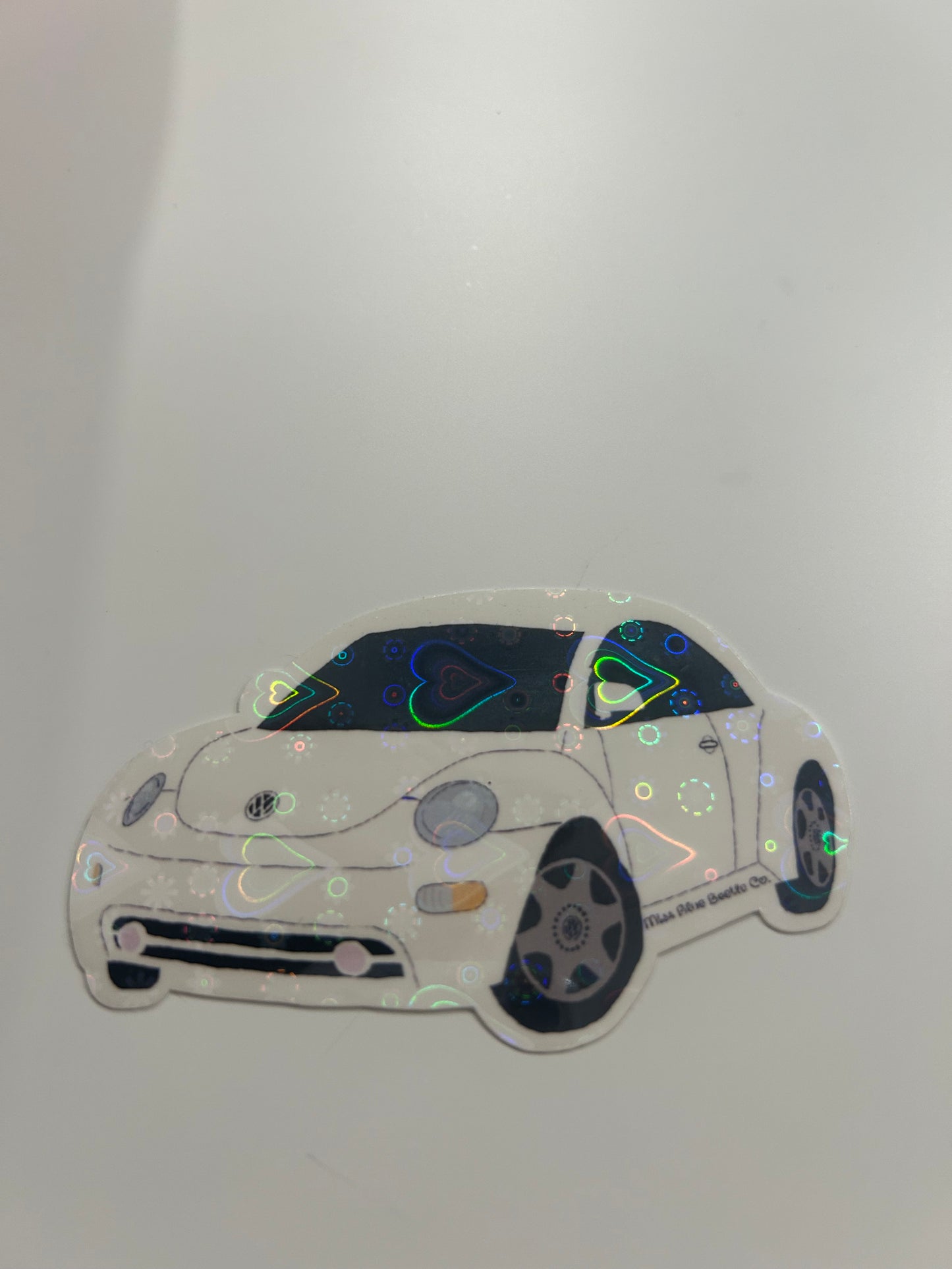 White bug sticker