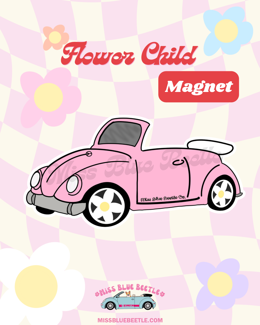 Punch buggy magnets (click to see all colors)