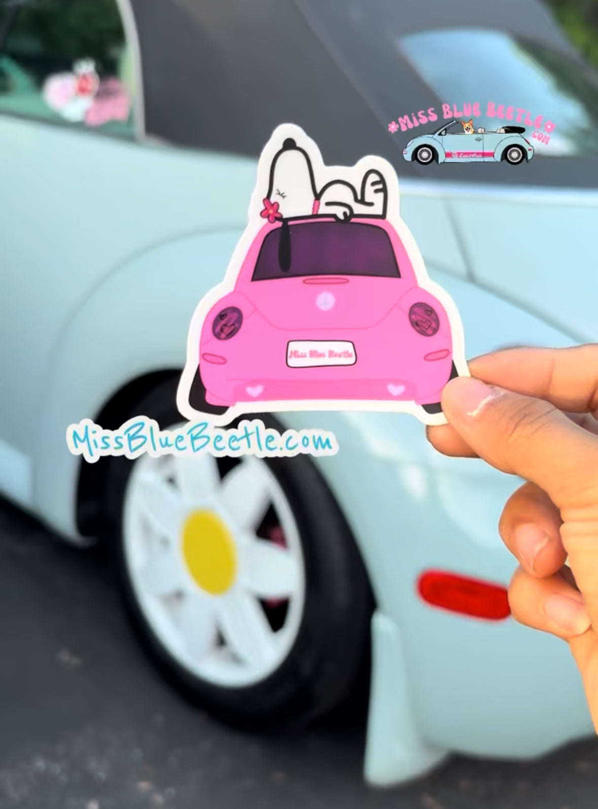 Bella’s bug weatherproof sticker