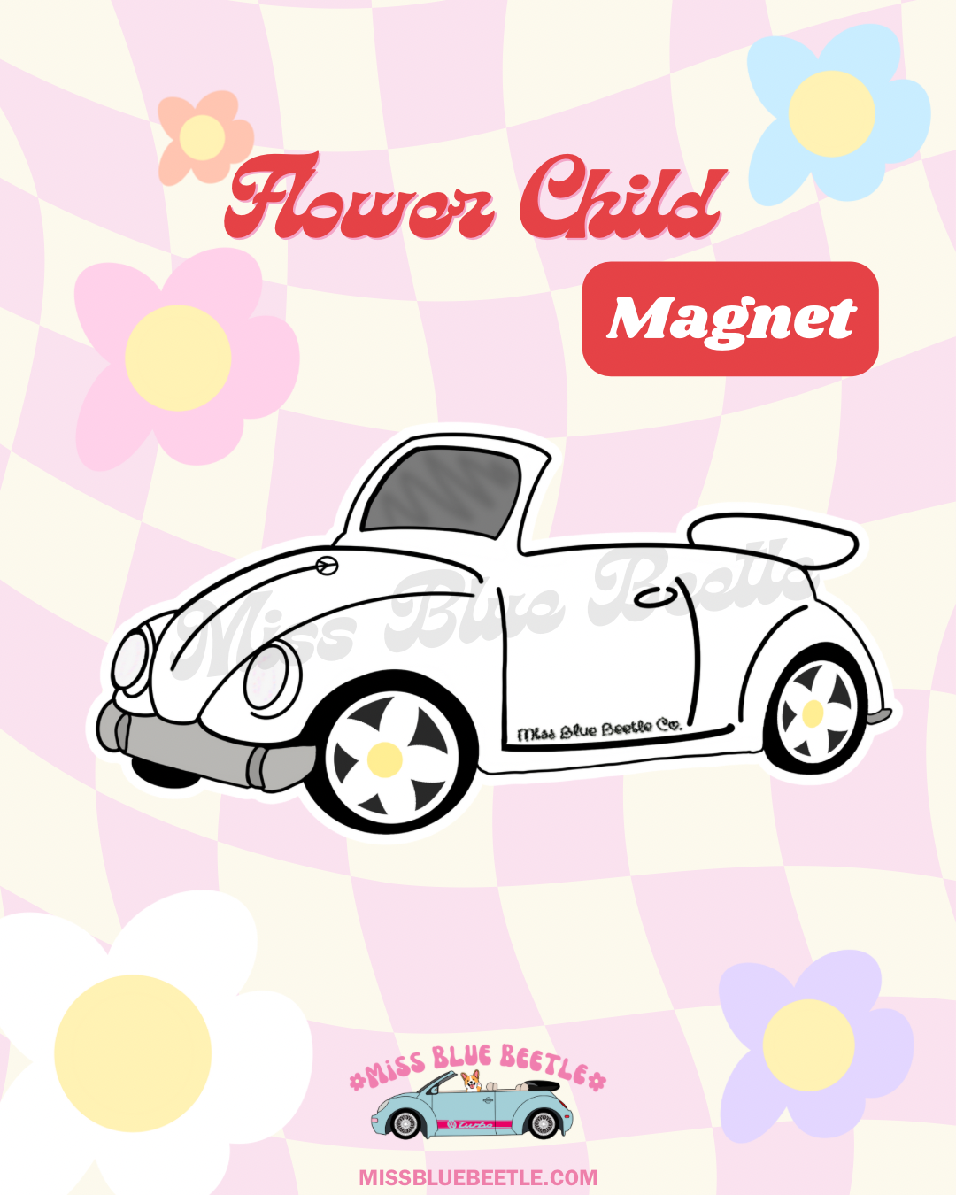 Punch buggy magnets (click to see all colors)