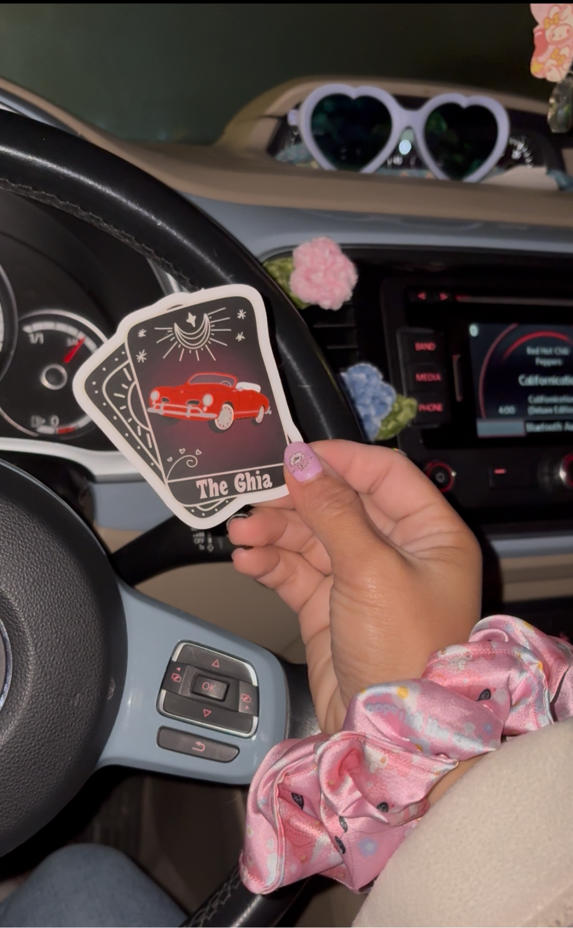 The Ghia tarot card decal