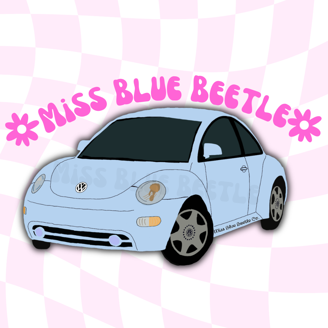 Light Blue Bug sticker