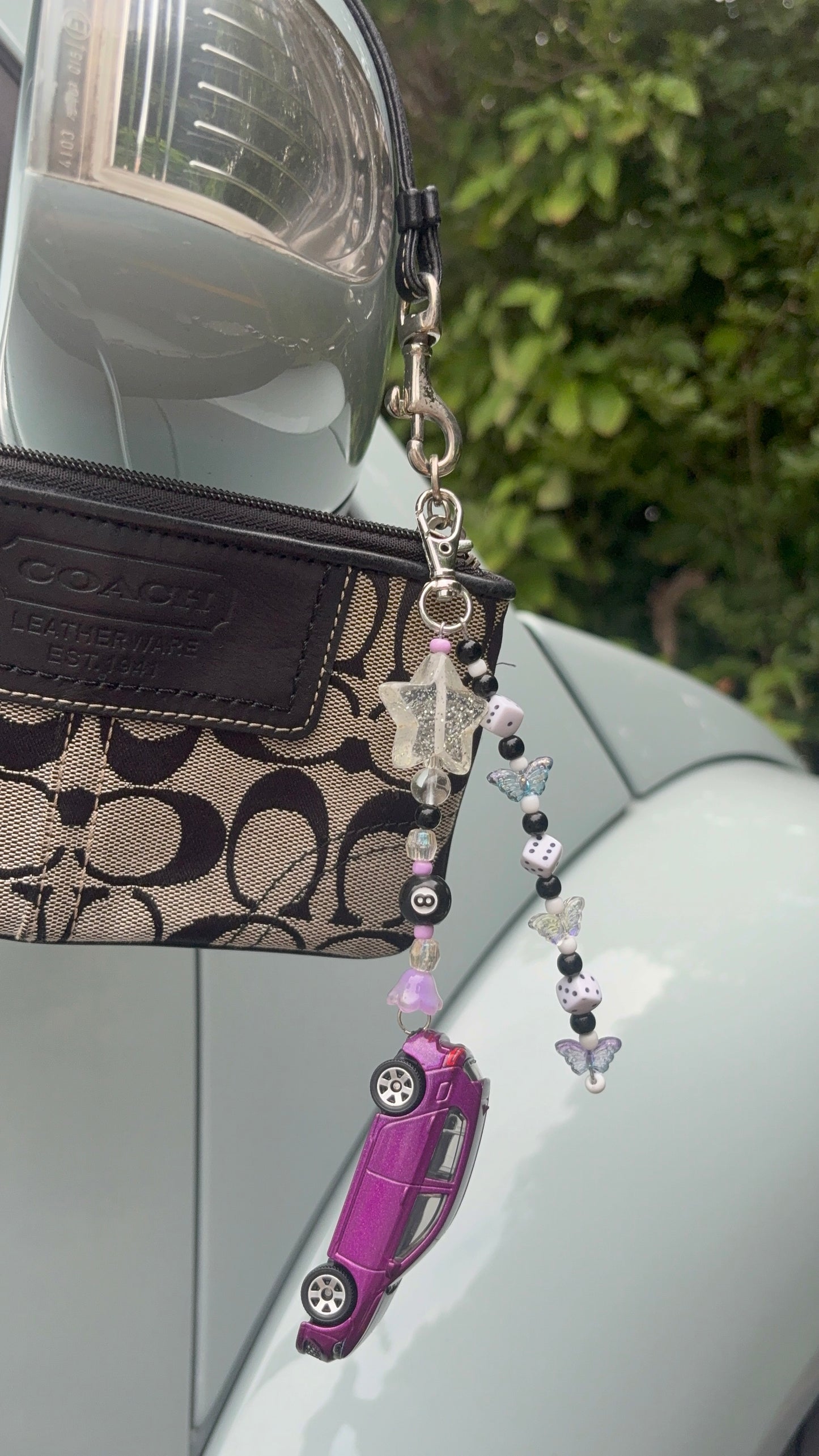Purple golf spektrum Keychain