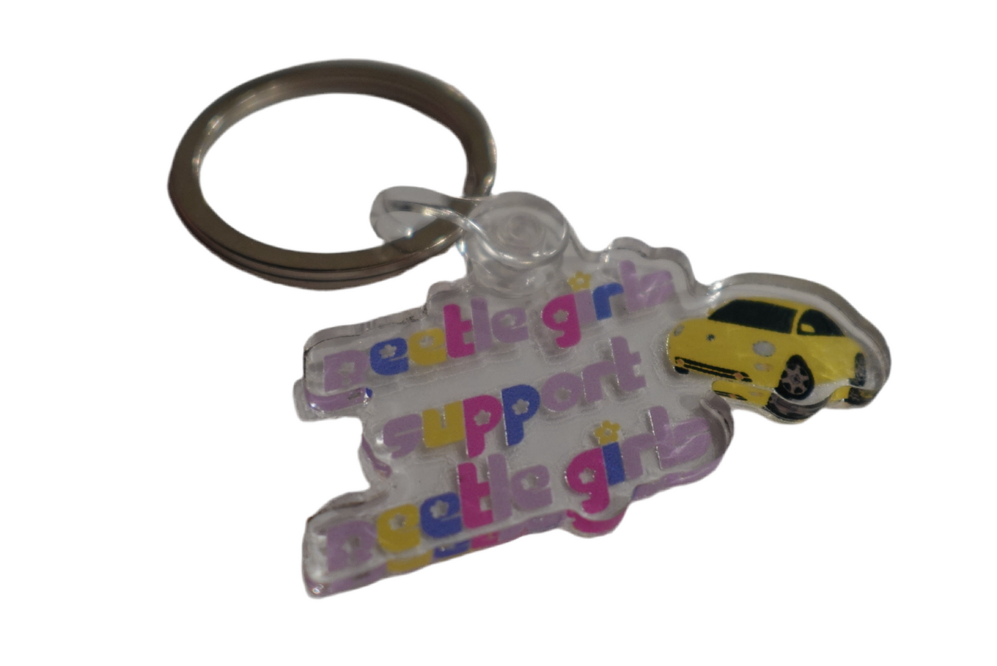 Beetle girls support beetle girls keychain