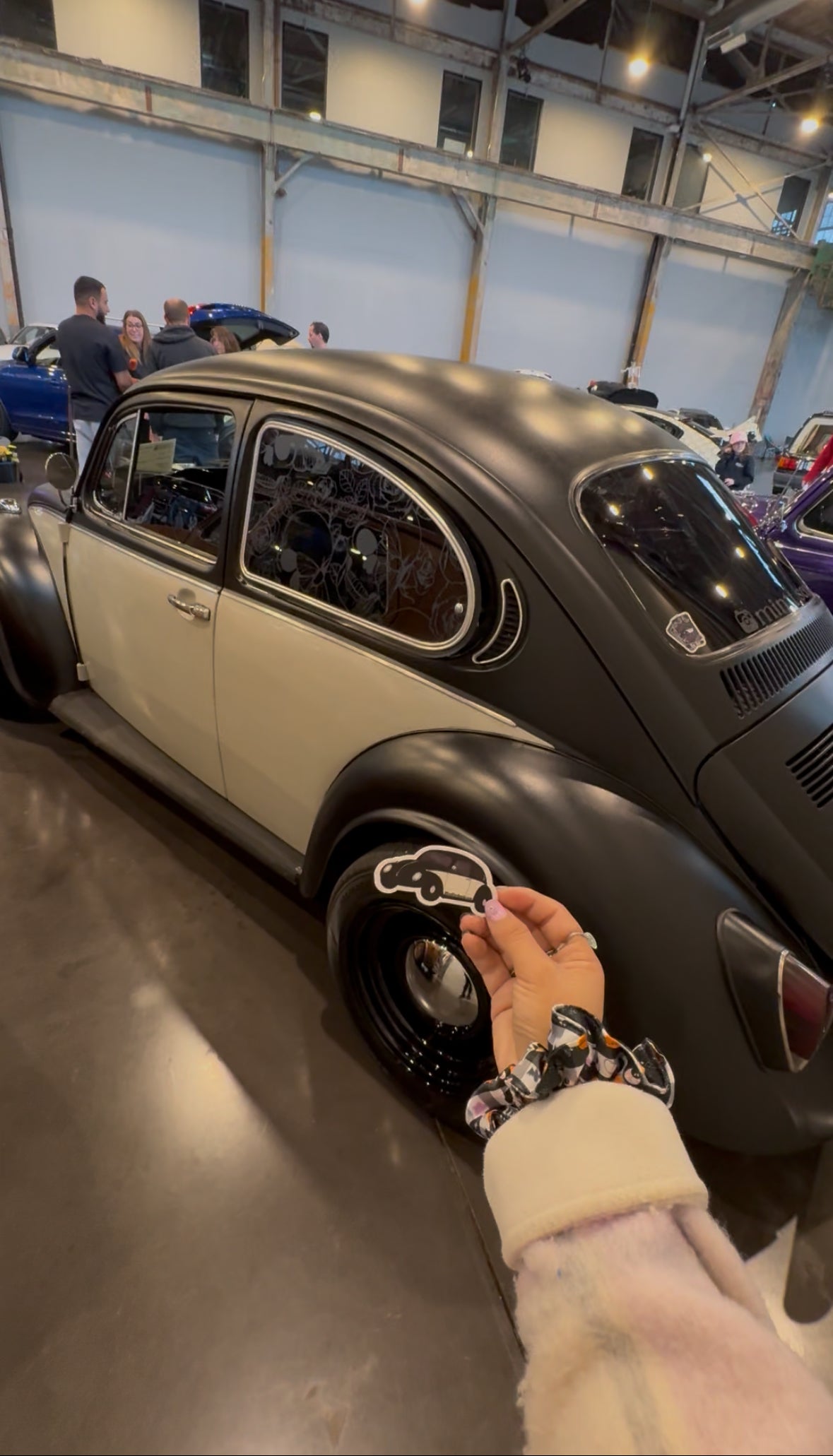 Goth bug decal