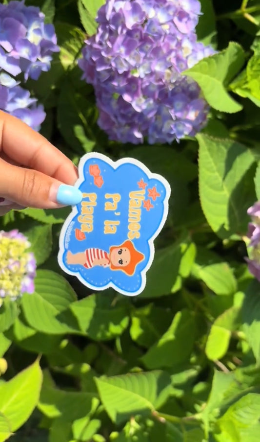 Playa weatherproof sticker
