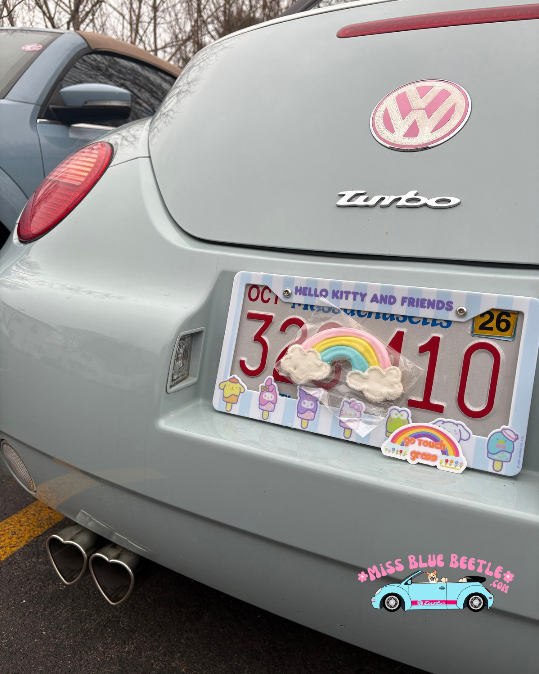 Go touch grass sticker weatherproof