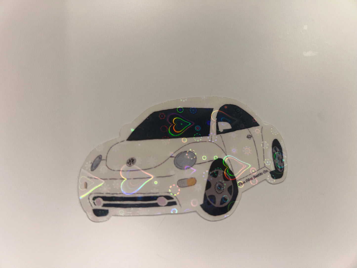 White bug sticker