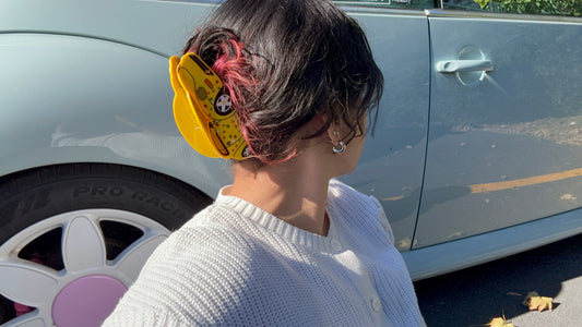 Yellow Punch Buggy Hair Claw/Clip