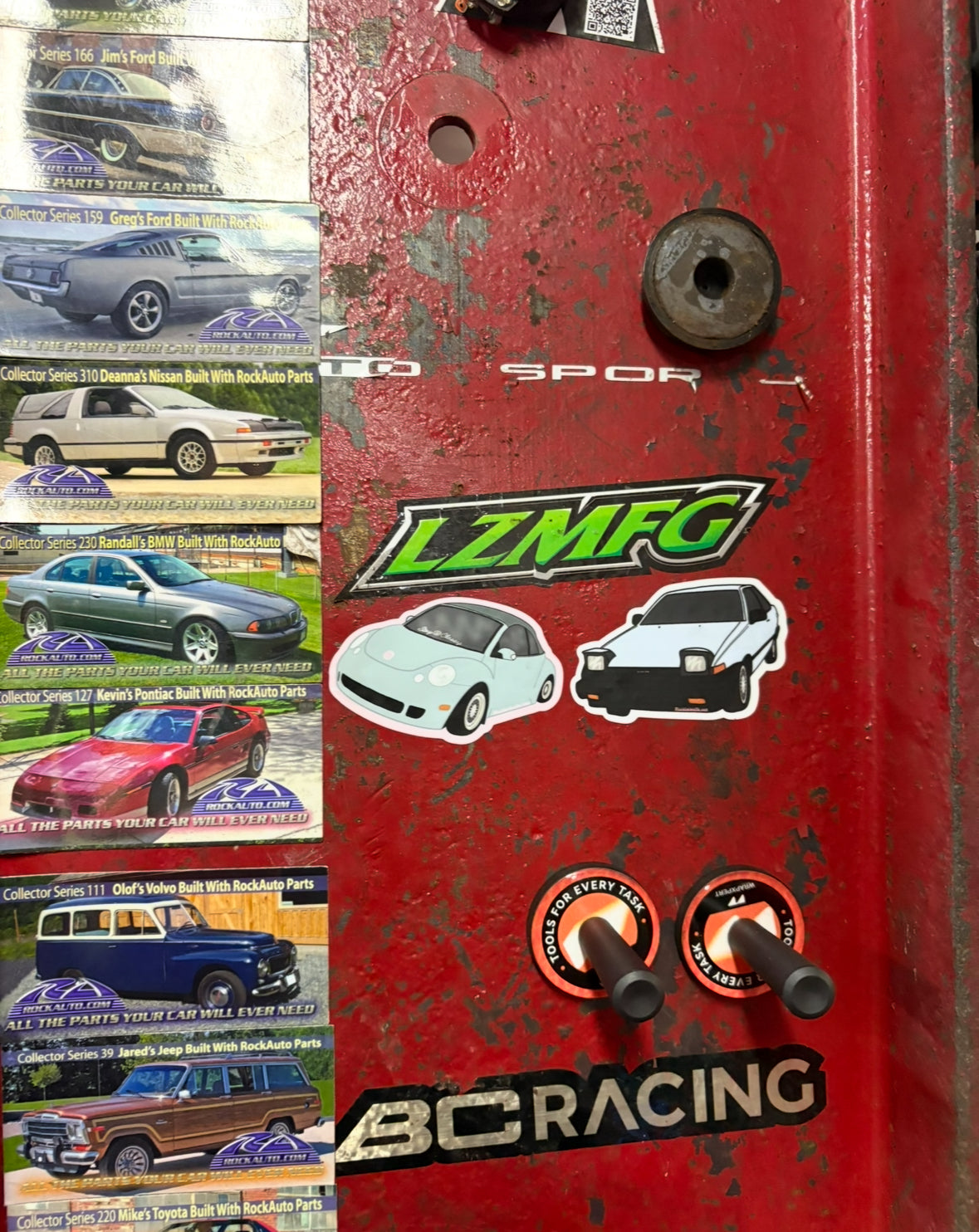 Miss Blue Beetle Weatherproof Decal