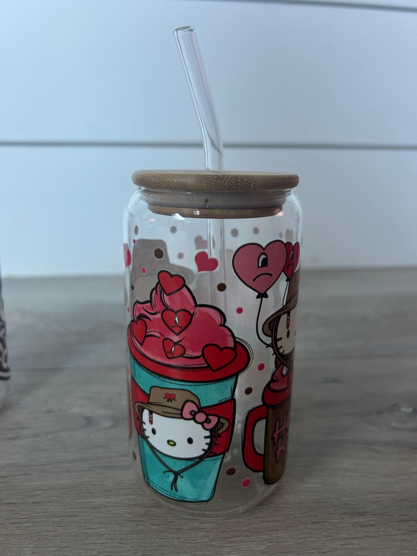 Benito & kitty glass cup