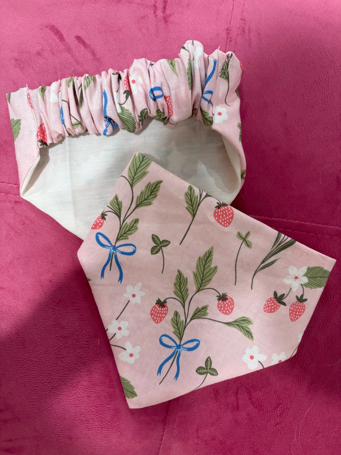 Strawberry Dog Bandana