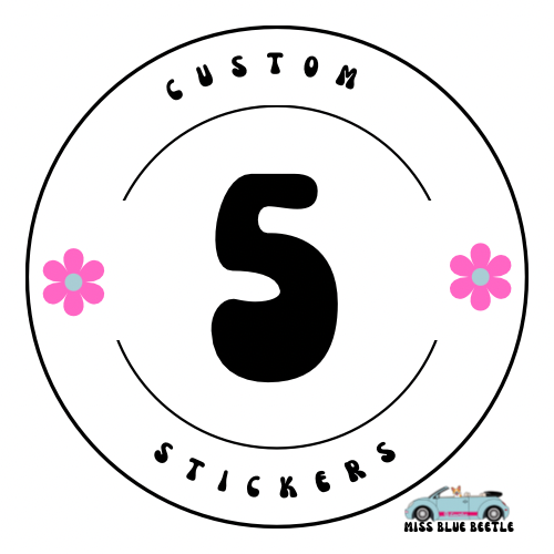 5 Custom Stickers