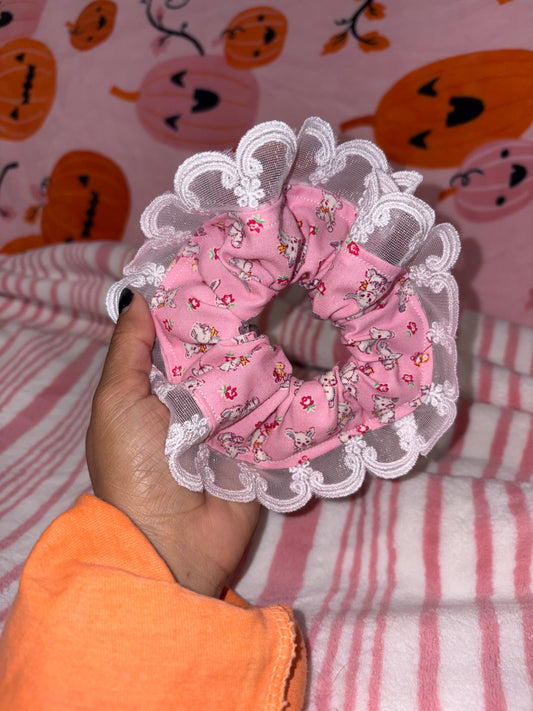 Cutesy Animals with border scrunchie