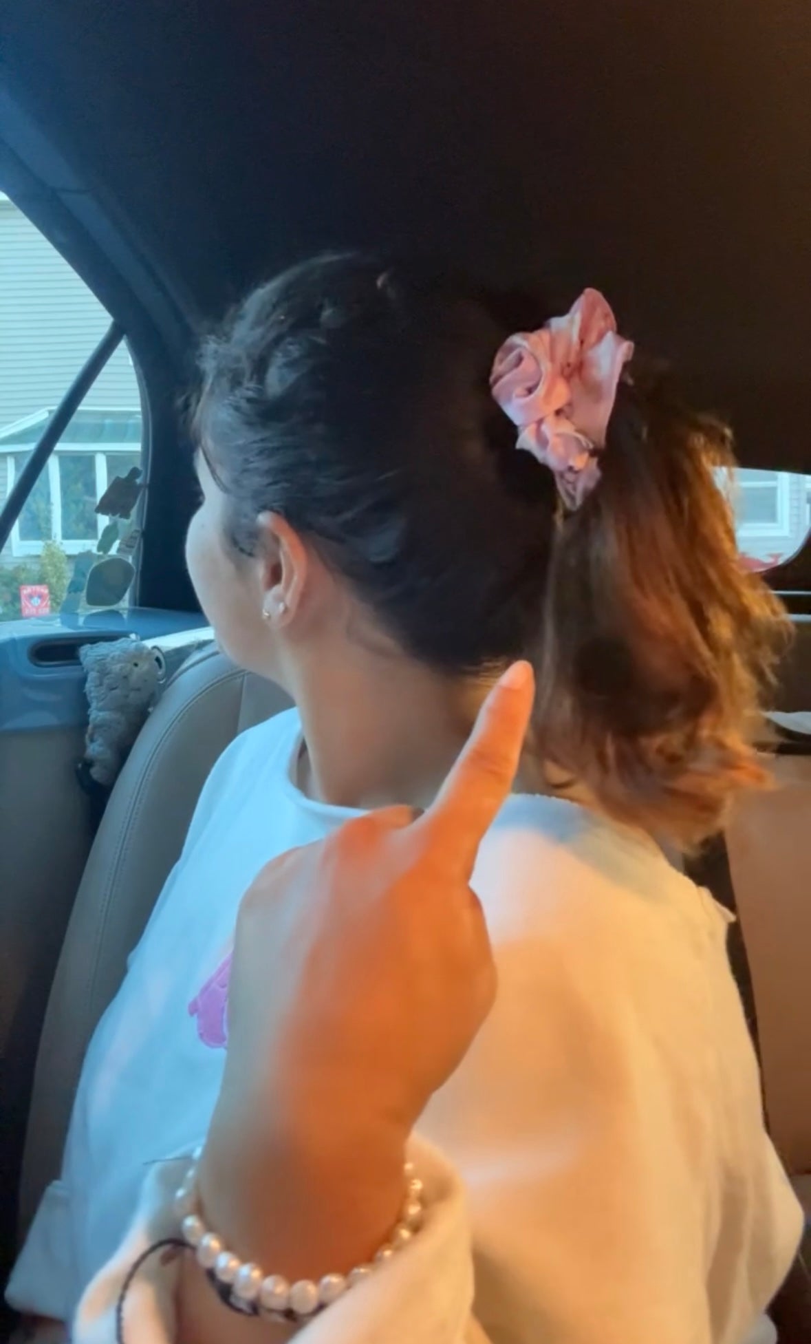 Melody satin scrunchie