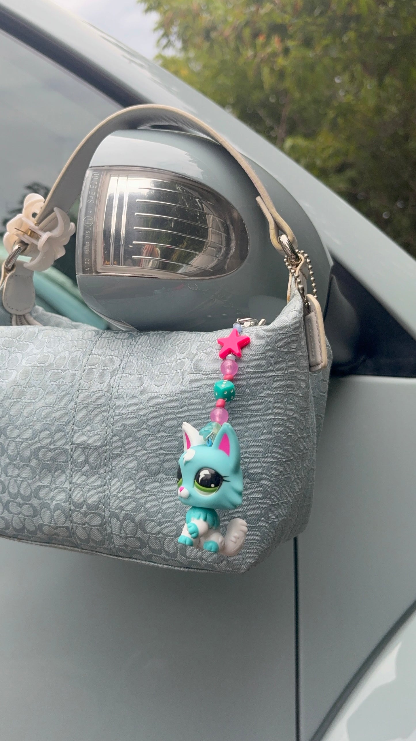 LPS kitty cat Keychain