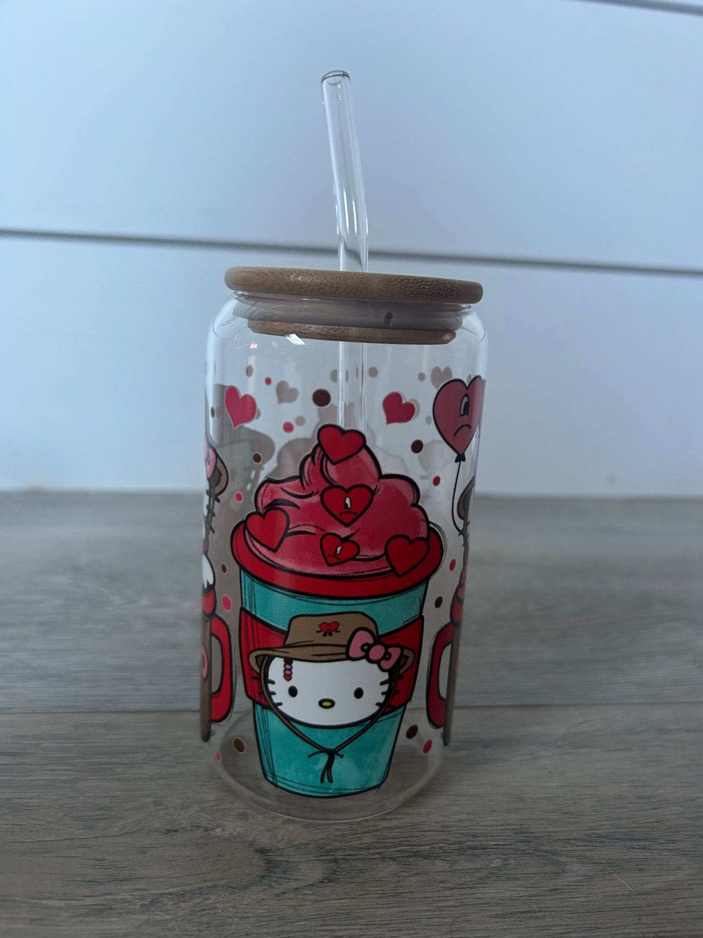 Benito & kitty glass cup