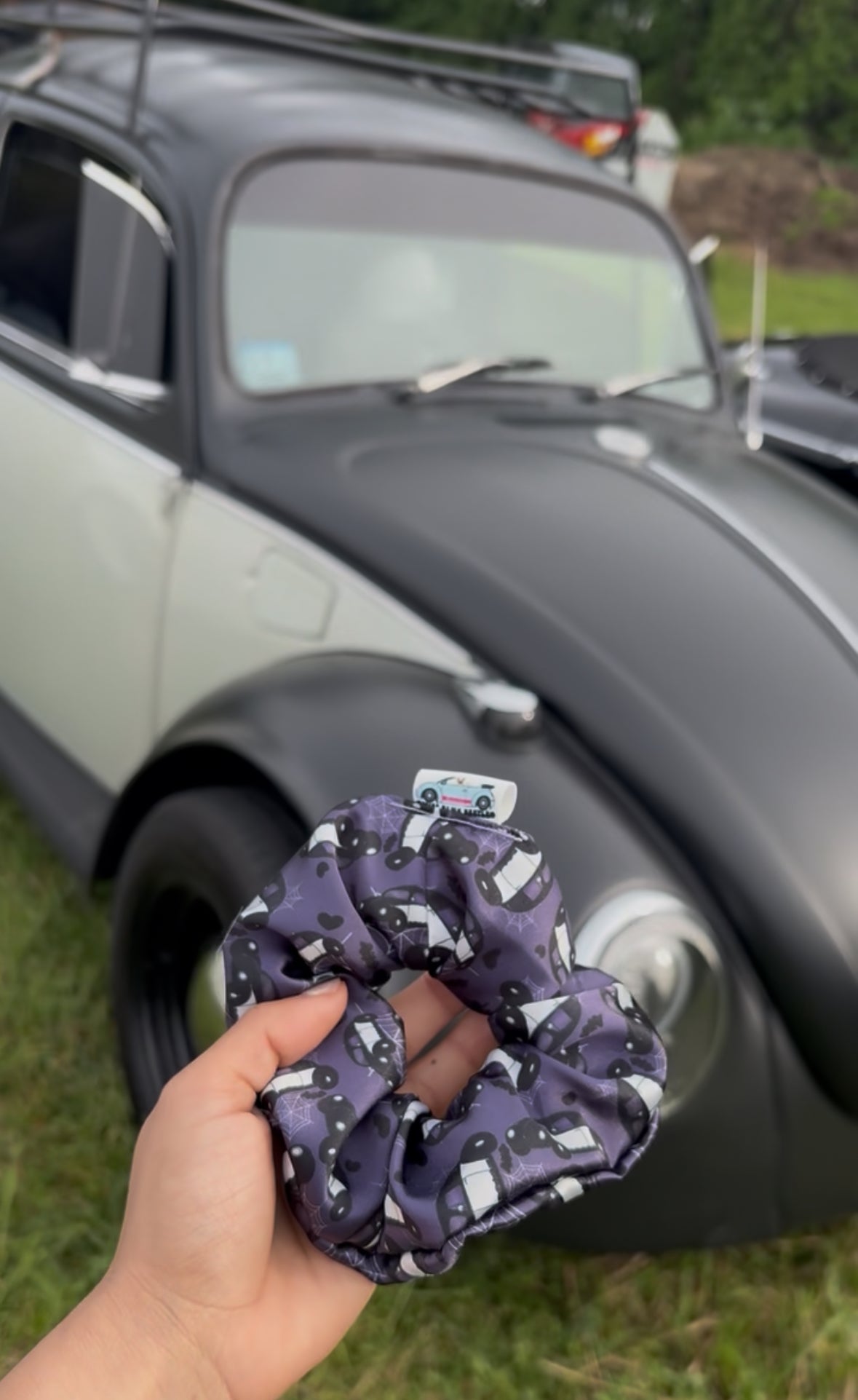 Goth bug scrunchie