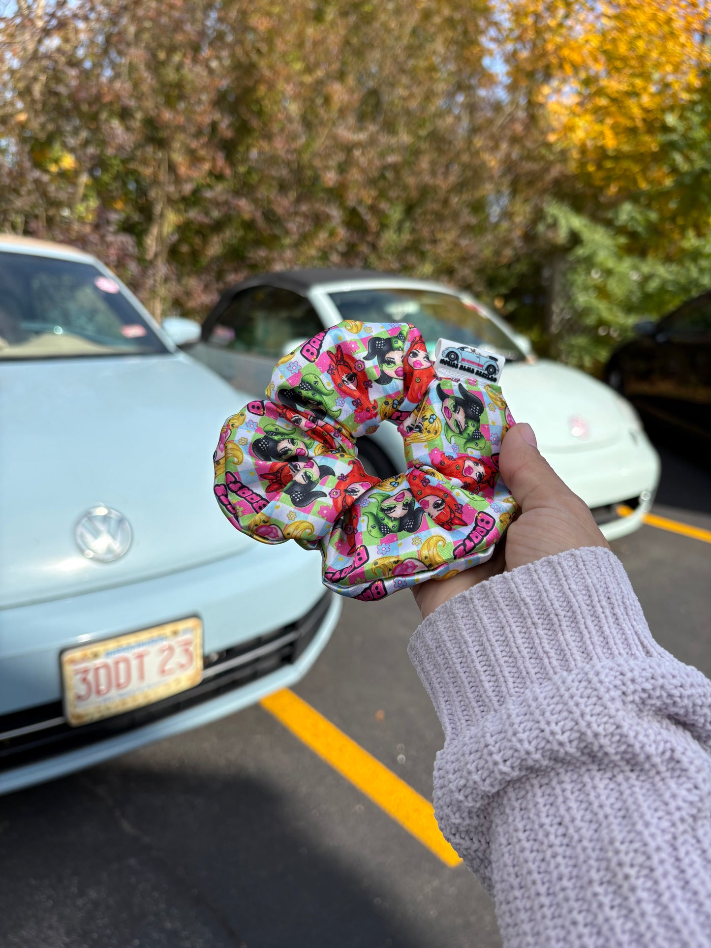 Brat Girls satin scrunchie