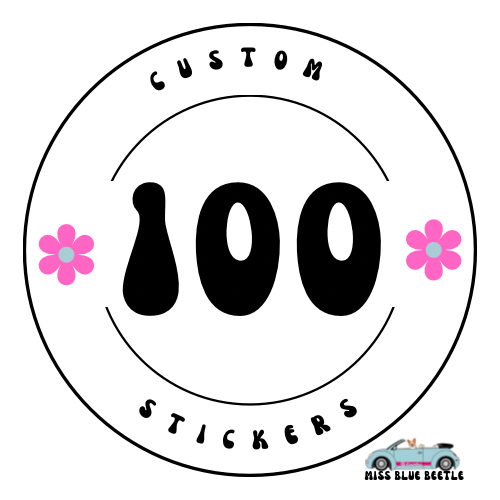 100 Custom Stickers